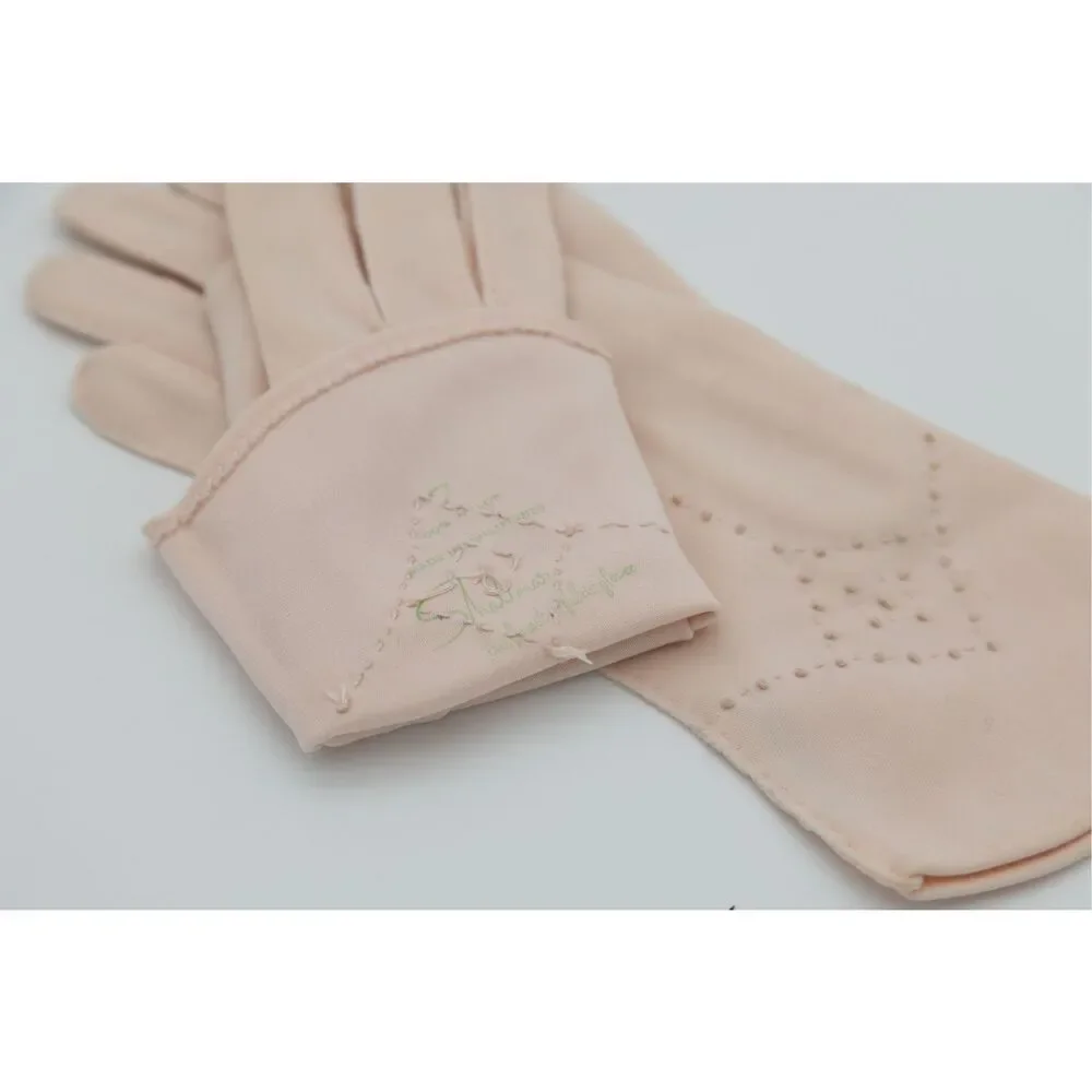 1950s Vintage Blush Pink Dress Gloves Size 6 1/2‎ Wear Right Gloves